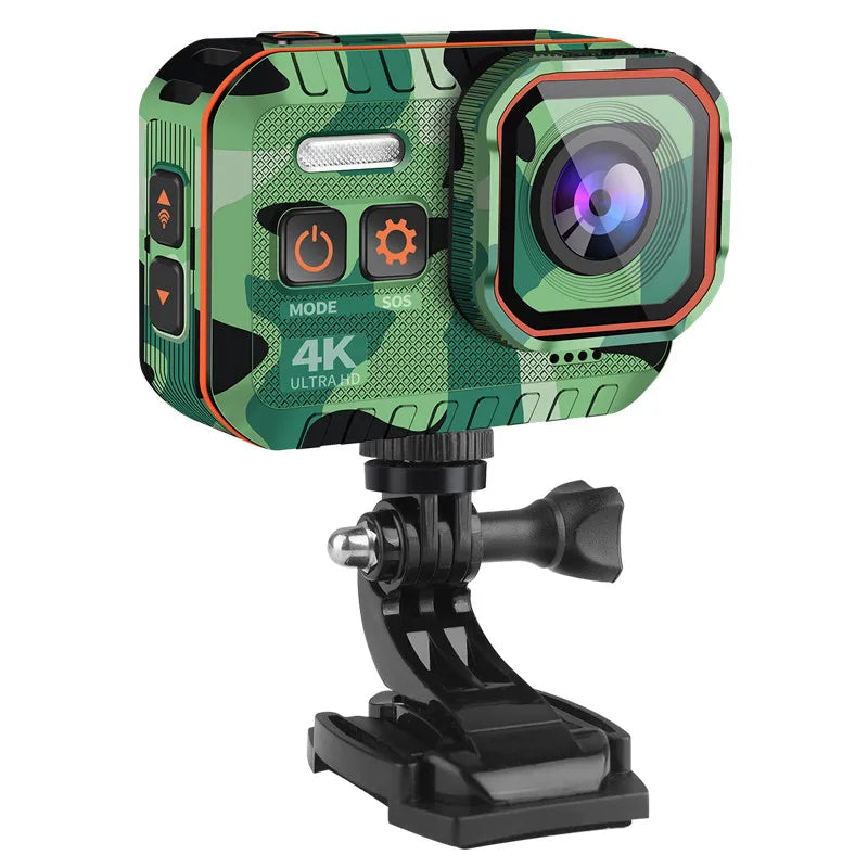 4K 360 Action Camera for Vloggers Waterproof Panoramic Video Camera for YouTube Content Creation and Sports