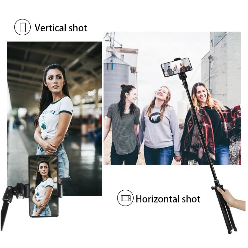 Adjustable Folding Portable Smartphone Mobile Cell Phone Light 360 Degree Mount Shelf Support Fishing Live Bracket Tripod Stand