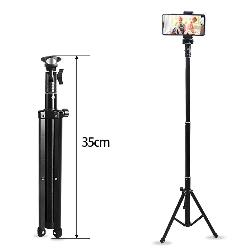 Adjustable Folding Portable Smartphone Mobile Cell Phone Light 360 Degree Mount Shelf Support Fishing Live Bracket Tripod Stand