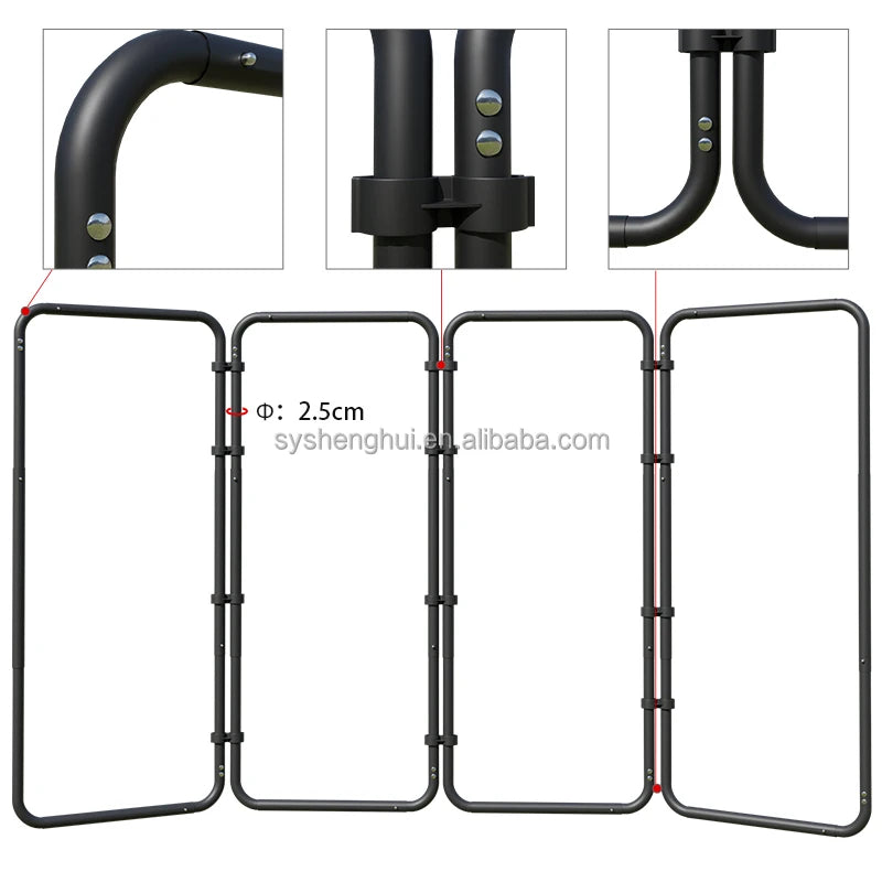 2.4X4M Collapsible Chromakey Green Screen Backdrop Studio Background