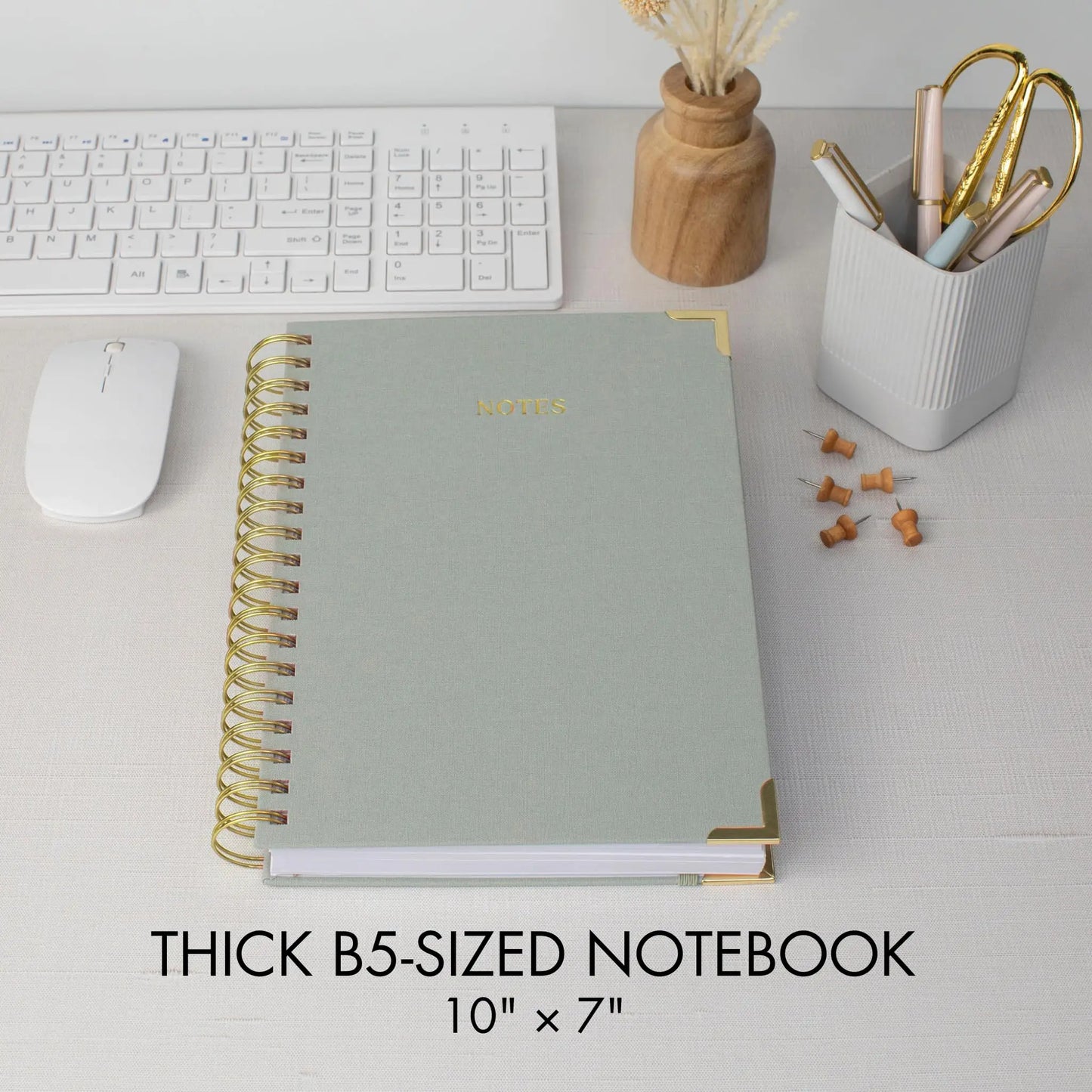 2025 NEW XS Customizable Colorful A4/B5 High Quality  Content & Lined Thick Paper Spiral Metal Corner Journal Business Notebook