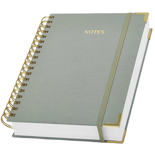 2025 NEW XS Customizable Colorful A4/B5 High Quality  Content & Lined Thick Paper Spiral Metal Corner Journal Business Notebook