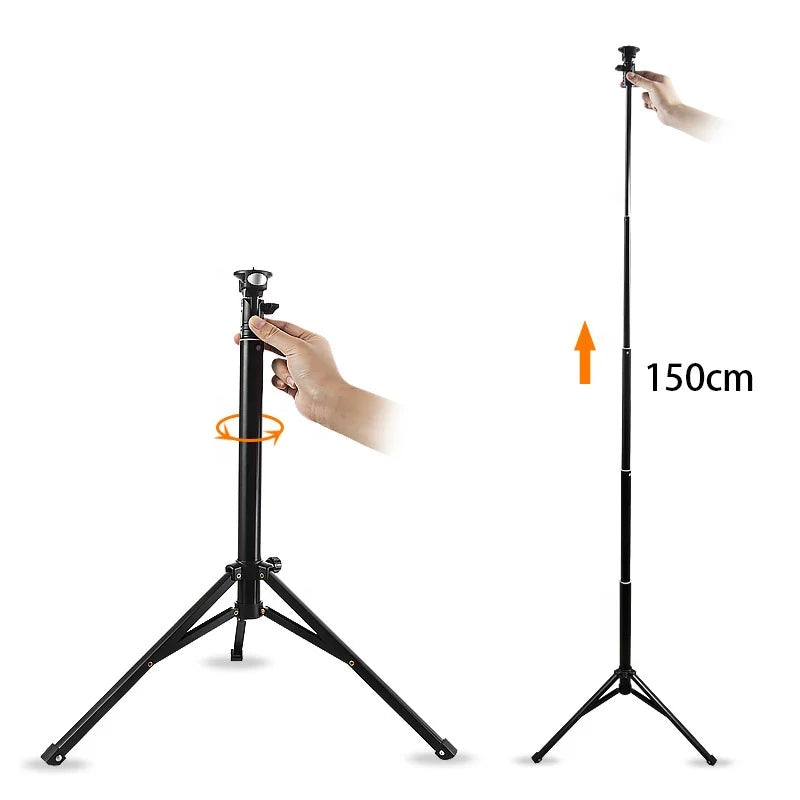 Adjustable Folding Portable Smartphone Mobile Cell Phone Light 360 Degree Mount Shelf Support Fishing Live Bracket Tripod Stand